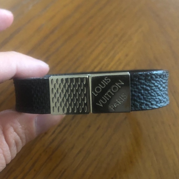 Louis Vuitton Jewelry - Authentic Louis Vuitton leather bracelet